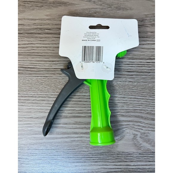 Complete Gardening Bundle White Flower Pot, Green Hose Nozzle & Work Gloves O - Picture 9 of 9